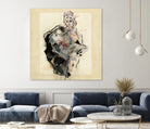 Dynamic Figure Captured by Ute Rathmann on GIANT ART - figurative sketch