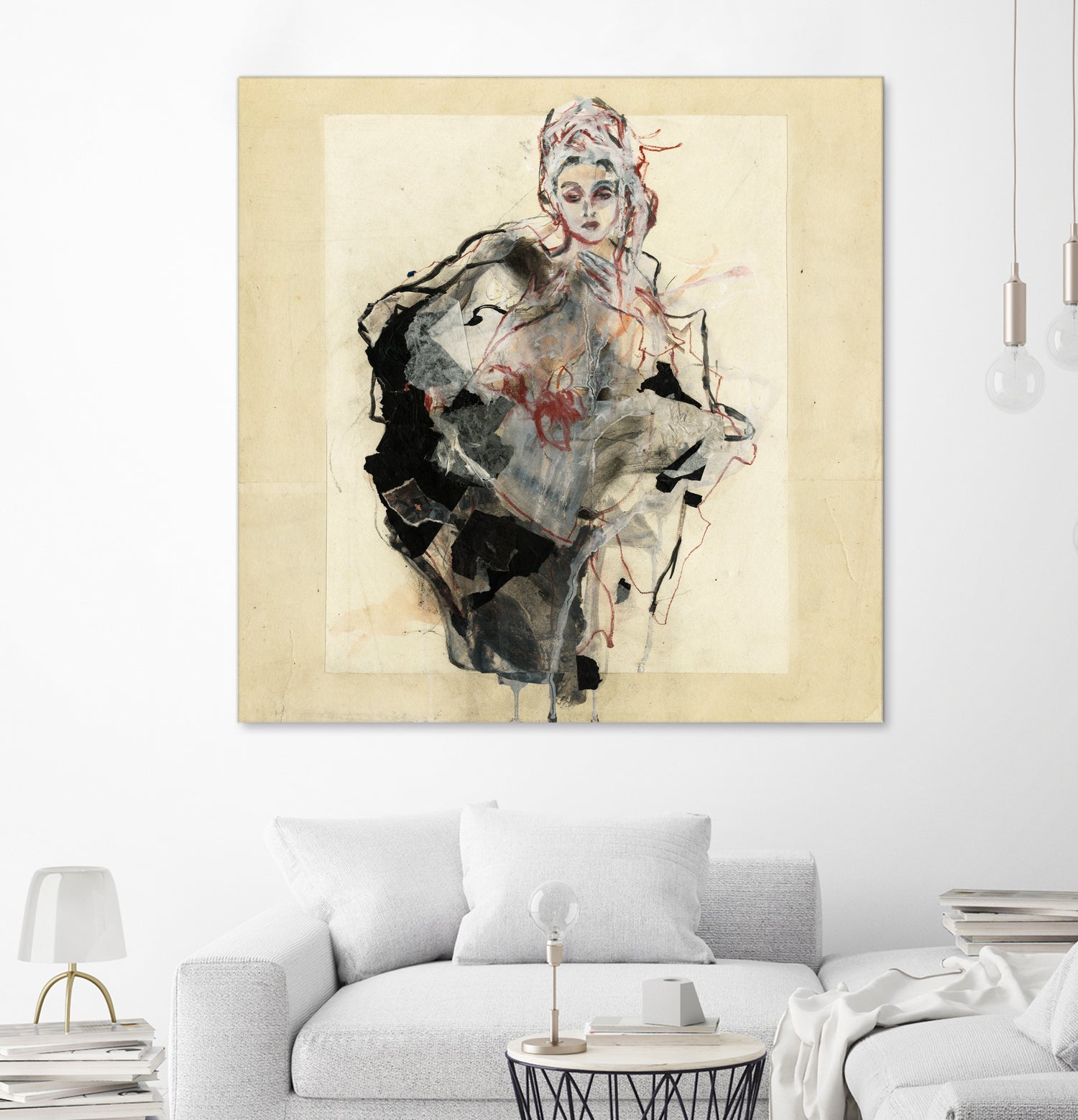 Dynamic Figure Captured by Ute Rathmann on GIANT ART - figurative sketch