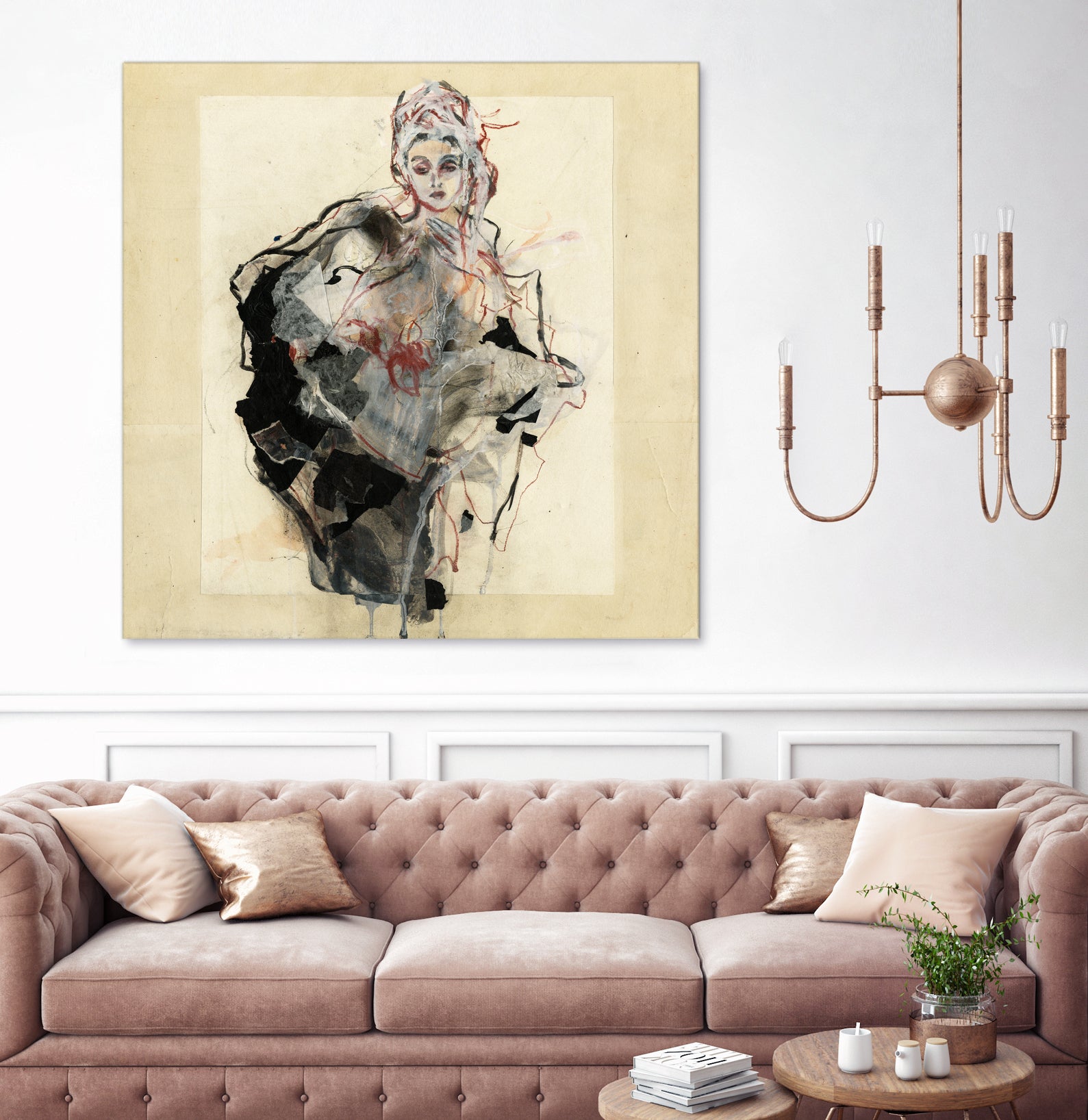 Dynamic Figure Captured by Ute Rathmann on GIANT ART - figurative sketch