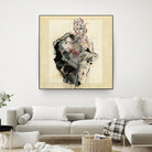 Dynamic Figure Captured by Ute Rathmann on GIANT ART - figurative sketch