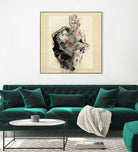 Dynamic Figure Captured by Ute Rathmann on GIANT ART - figurative sketch