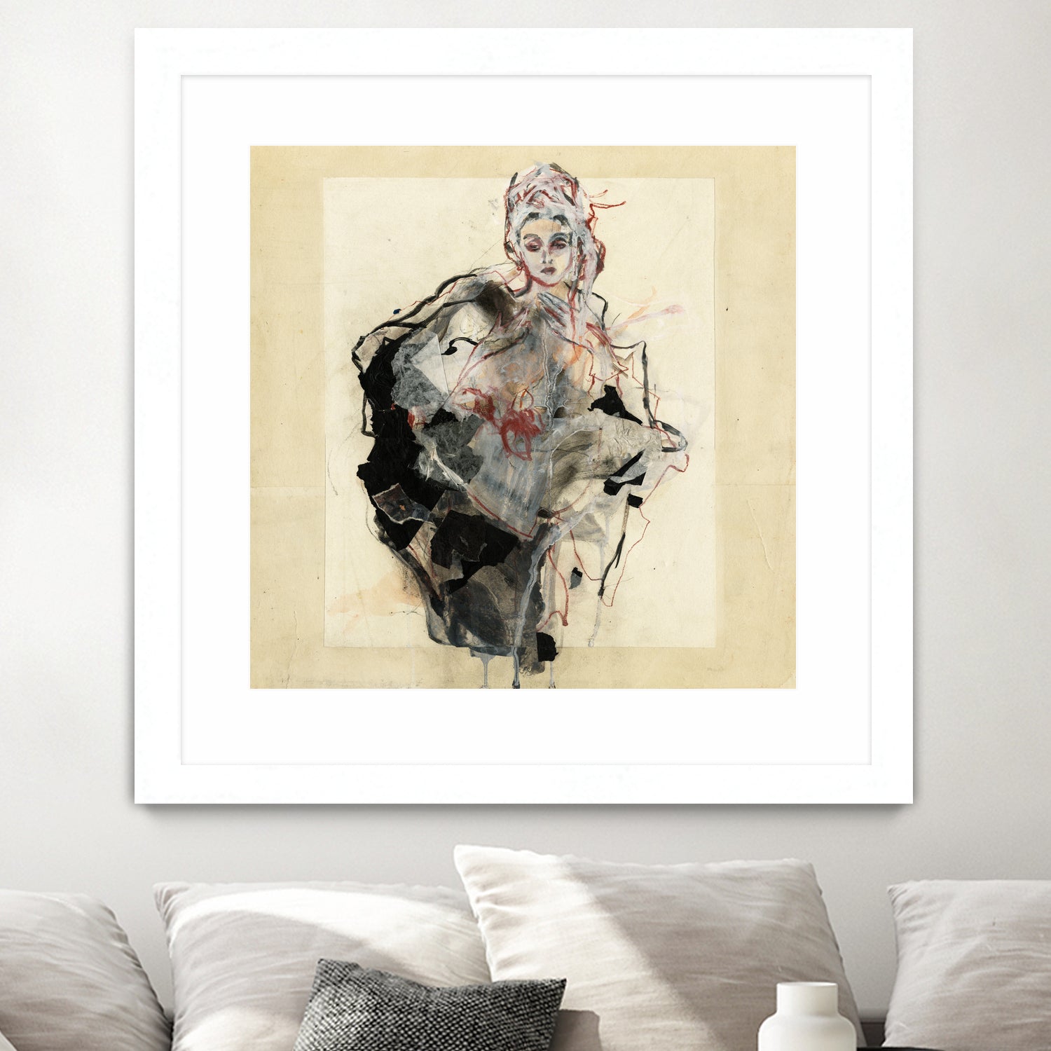 Dynamic Figure Captured by Ute Rathmann on GIANT ART - figurative sketch