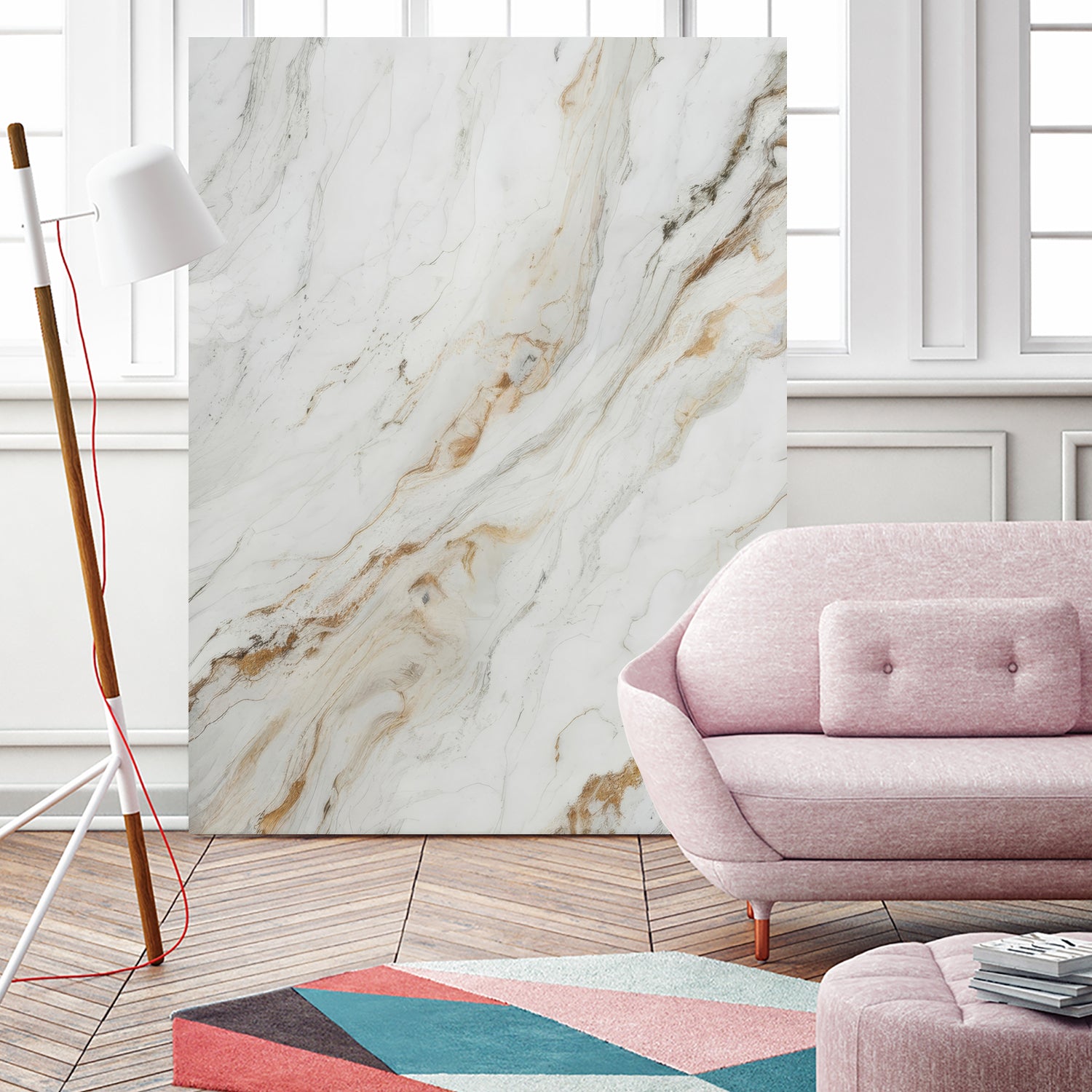 Pearl Cloud Marble by Alpenglow Workshop on GIANT ART - 9000 illustration