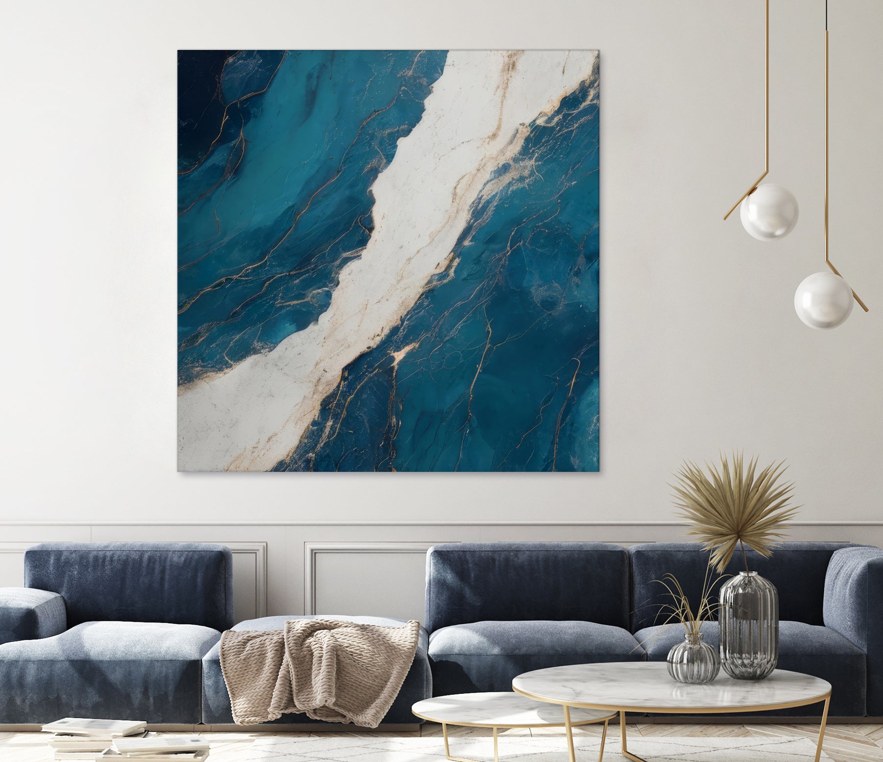 Marble Ocean Flow by Alpenglow Workshop on GIANT ART - abstract abstract art decor