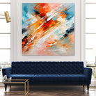 Impressionist Colorful Abstract by Alpenglow Workshop on GIANT ART - abstract abstract painting