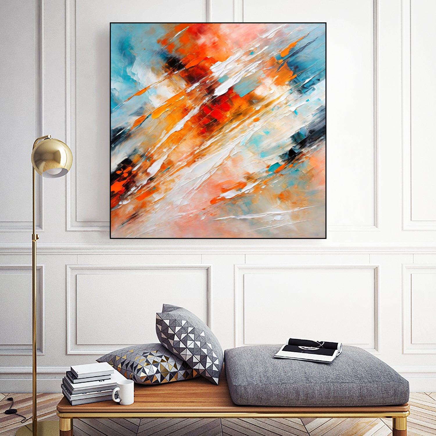 Impressionist Colorful Abstract by Alpenglow Workshop on GIANT ART - abstract abstract painting