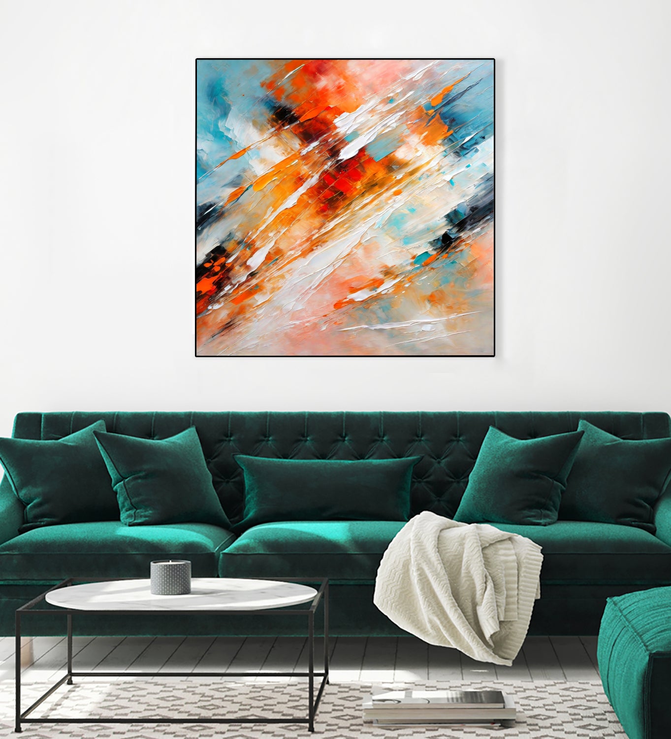 Impressionist Colorful Abstract by Alpenglow Workshop on GIANT ART - abstract abstract painting