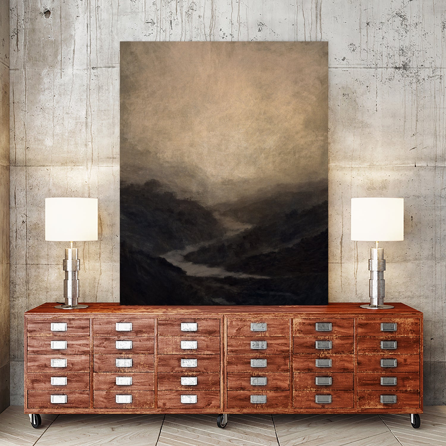 Highland River by Dan Hobday on GIANT ART - nature and landscapes ananwater