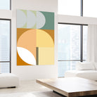 Mid Century Geometric Abstract 03 by Nilesh Kulkarni on GIANT ART - abstract abstract