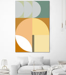Mid Century Geometric Abstract 03 by Nilesh Kulkarni on GIANT ART - abstract abstract