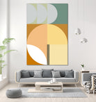 Mid Century Geometric Abstract 03 by Nilesh Kulkarni on GIANT ART - abstract abstract