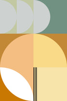 Mid Century Geometric Abstract 03 by Nilesh Kulkarni on GIANT ART - abstract abstract