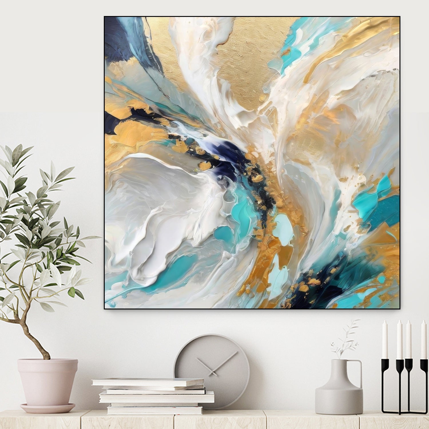 Elegant Minimalist Abstract by Alpenglow Workshop on GIANT ART - abstract modern abstract art