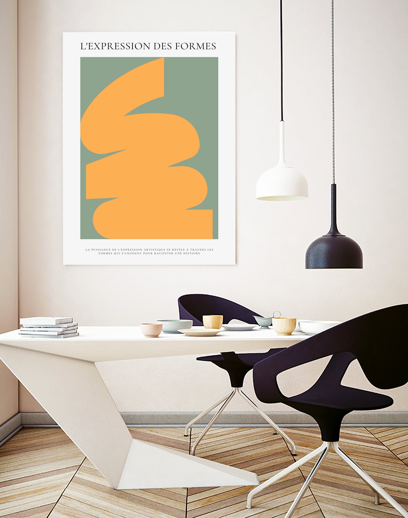 EVOCATION ABSTRAITE by RS LAB STUDIO on GIANT ART - line art design