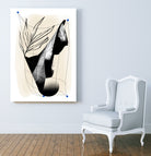 Which Came First by Jilli Darling  on GIANT ART - abstract abstract, bold, white, grey, gray, calm, painting, print,  wallart,  wall art,  energetic, colourful, graphic print, illustration, soft, brush strokes, cute, prints, home decor, beige, black, drawing