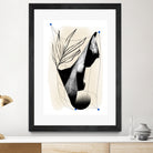 Which Came First by Jilli Darling  on GIANT ART - abstract abstract, bold, white, grey, gray, calm, painting, print,  wallart,  wall art,  energetic, colourful, graphic print, illustration, soft, brush strokes, cute, prints, home decor, beige, black, drawing