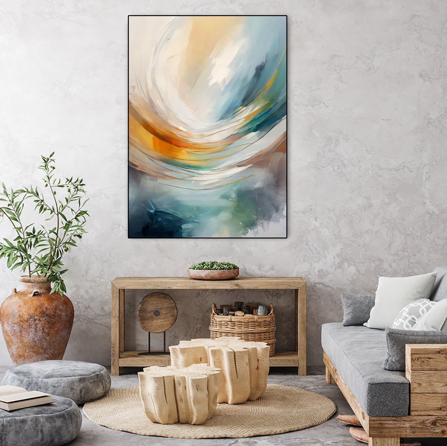 Curved Hues by Alpenglow Workshop on GIANT ART - abstract abstract