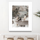 Penguin Splash Party by Niky Rahner on GIANT ART - botanical rahner