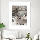 Penguin Splash Party by Niky Rahner on GIANT ART - botanical rahner