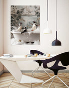 Penguin Splash Party by Niky Rahner on GIANT ART - botanical rahner