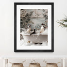 Penguin Splash Party by Niky Rahner on GIANT ART - botanical rahner