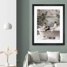 Penguin Splash Party by Niky Rahner on GIANT ART - botanical rahner