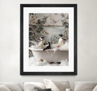 Penguin Splash Party by Niky Rahner on GIANT ART - botanical rahner