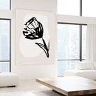 Monochrome Blossom by Treechild on GIANT ART - flowers and plants minimalist-floral-art