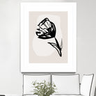 Monochrome Blossom by Treechild on GIANT ART - flowers and plants minimalist-floral-art