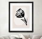 Monochrome Blossom by Treechild on GIANT ART - flowers and plants minimalist-floral-art