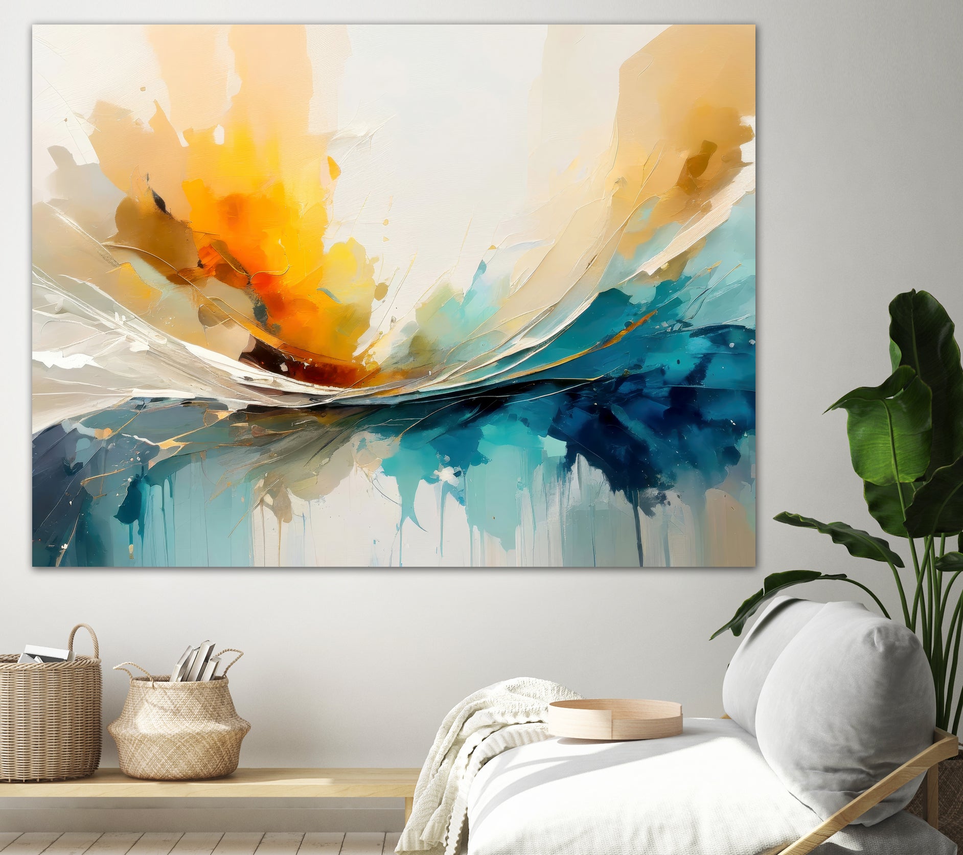 Colorful Horizons by Alpenglow Workshop on GIANT ART - abstract explosion abstract abstract explosion