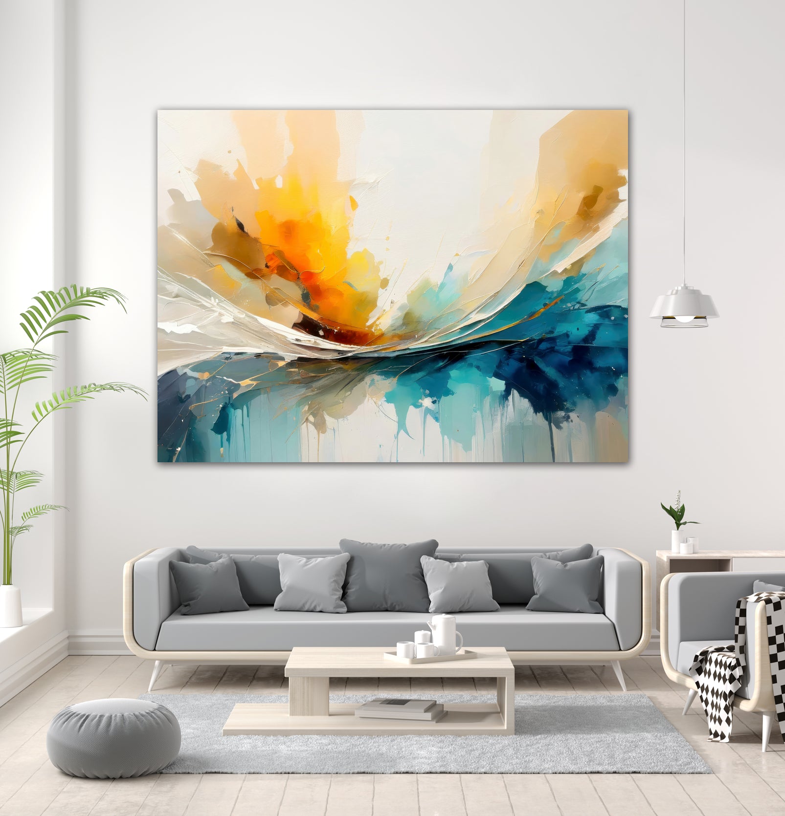 Colorful Horizons by Alpenglow Workshop on GIANT ART - abstract explosion abstract abstract explosion