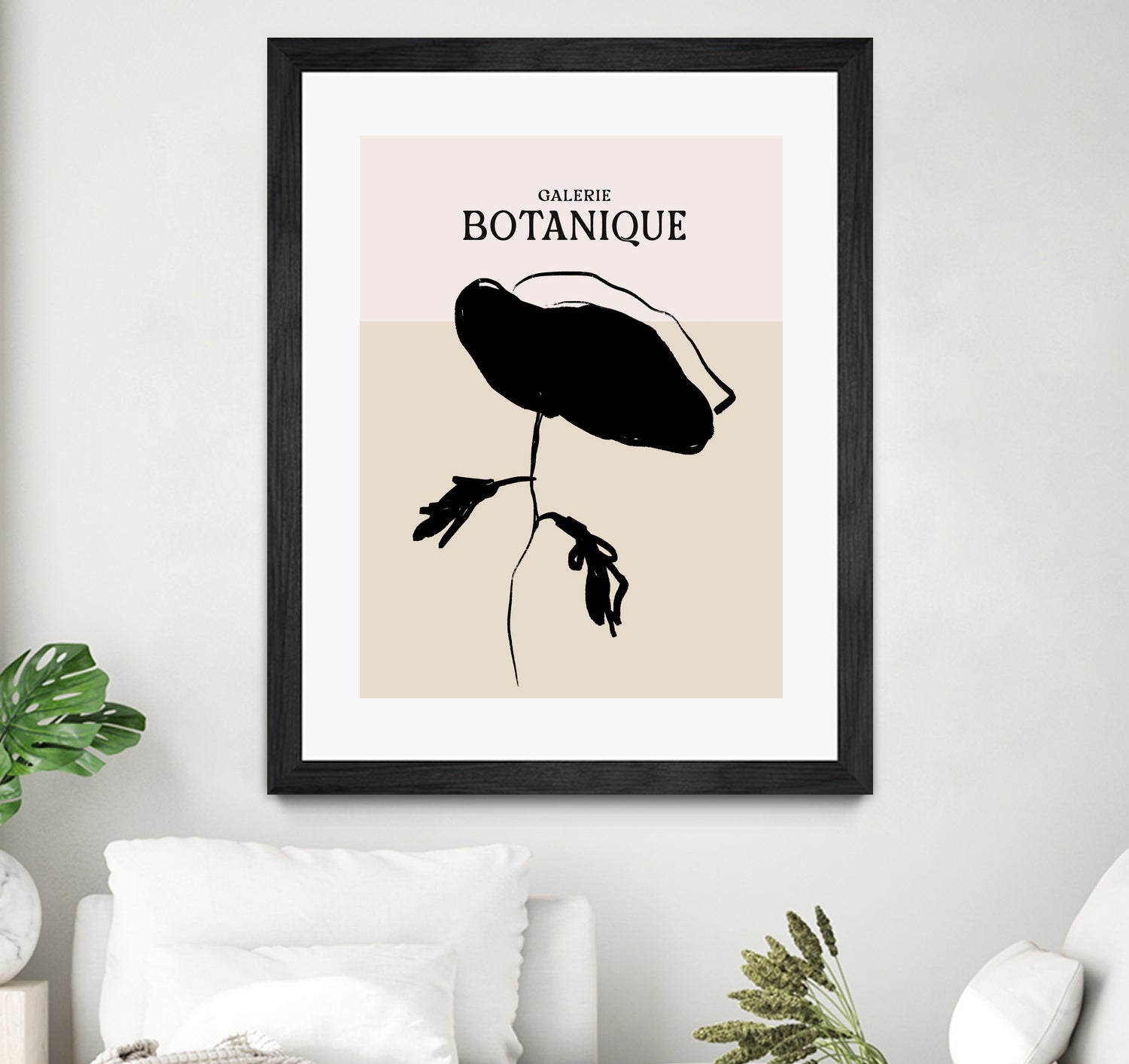 Monochrome Bloom by Treechild on GIANT ART -  botanical art