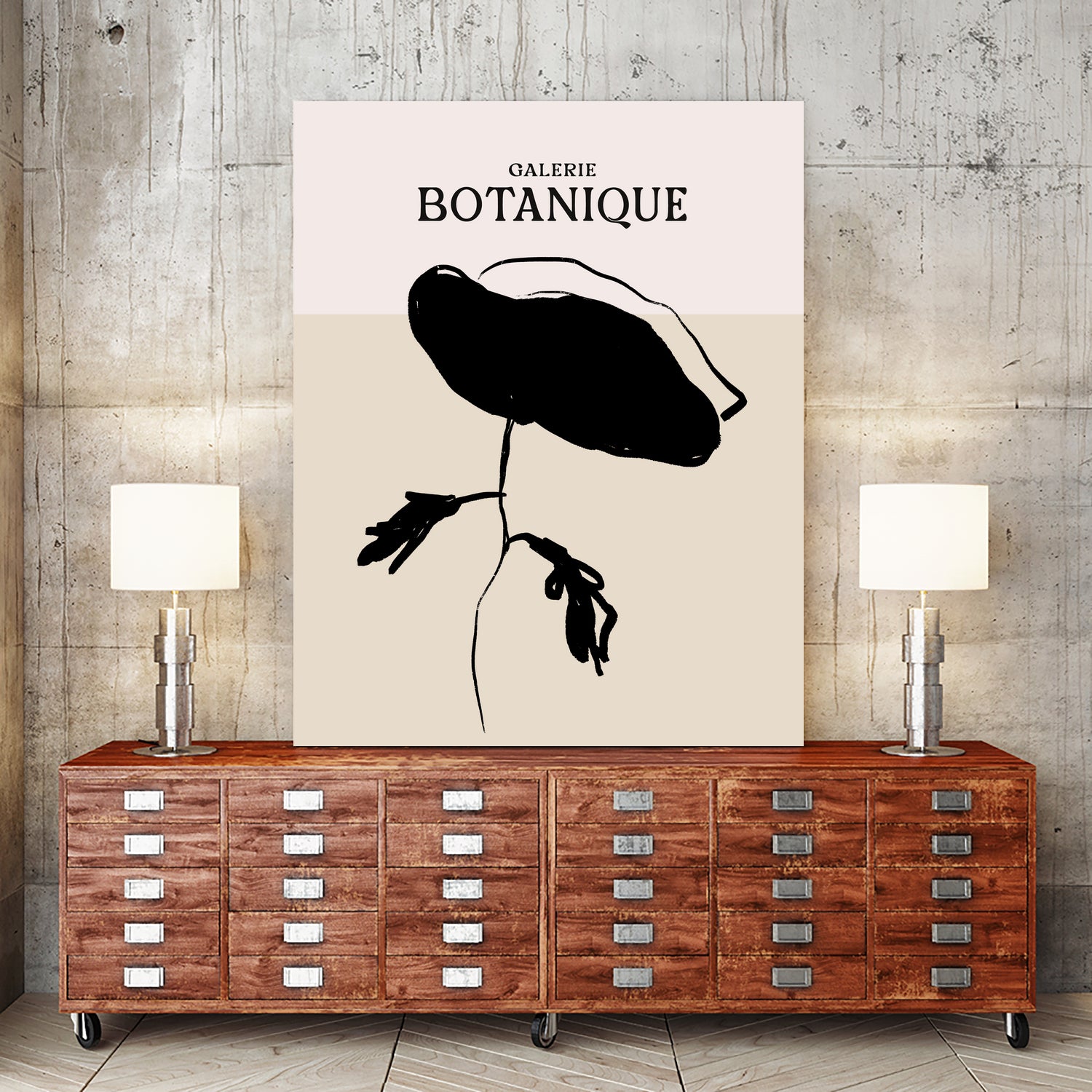 Monochrome Bloom by Treechild on GIANT ART -  botanical art