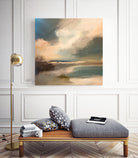 Serene Seascape Under a Dynamic Sky by Anna-Karin Bergius on GIANT ART - abstract landscape nature and landscapes abstract landscape