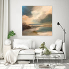 Serene Seascape Under a Dynamic Sky by Anna-Karin Bergius on GIANT ART - abstract landscape nature and landscapes abstract landscape