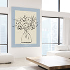 Floral Sketch Vase by Treechild on GIANT ART - 7200 photography