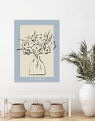 Floral Sketch Vase by Treechild on GIANT ART - 7200 photography