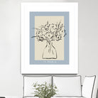 Floral Sketch Vase by Treechild on GIANT ART - 7200 photography