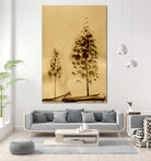 Two Trees Capturing Simplicity And Nature by Santhosh ch on GIANT ART - 14071 illustration