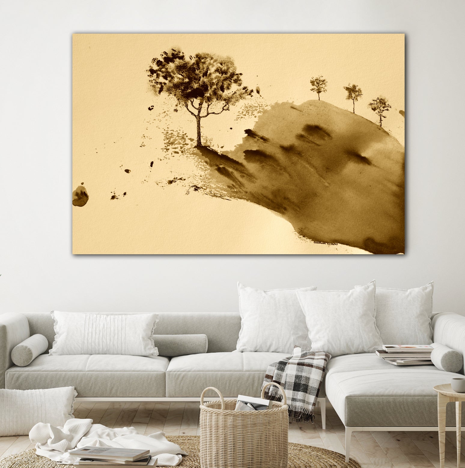 Whispering Hillside by Santhosh ch on GIANT ART - 19917 illustration