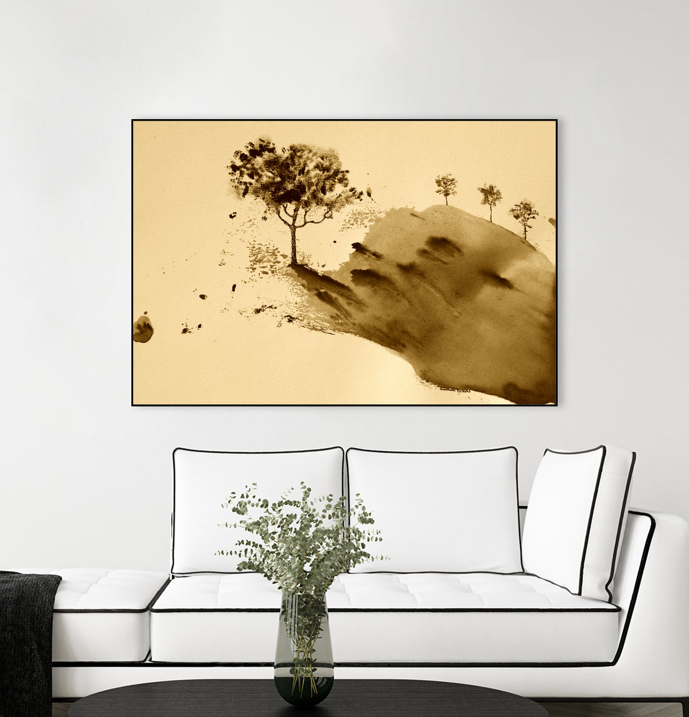 Whispering Hillside by Santhosh ch on GIANT ART - 19917 illustration