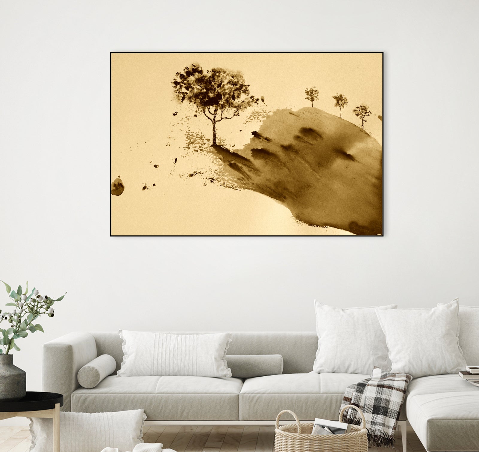 Whispering Hillside by Santhosh ch on GIANT ART - 19917 illustration