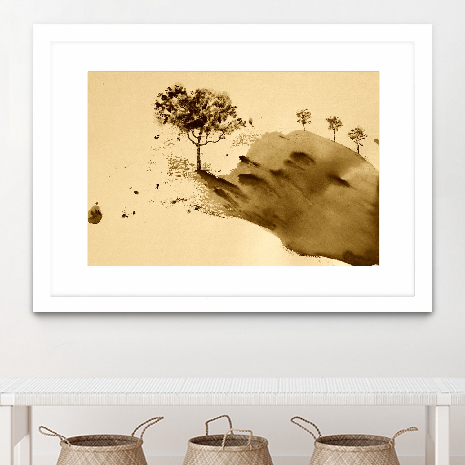 Whispering Hillside by Santhosh ch on GIANT ART - 19917 illustration