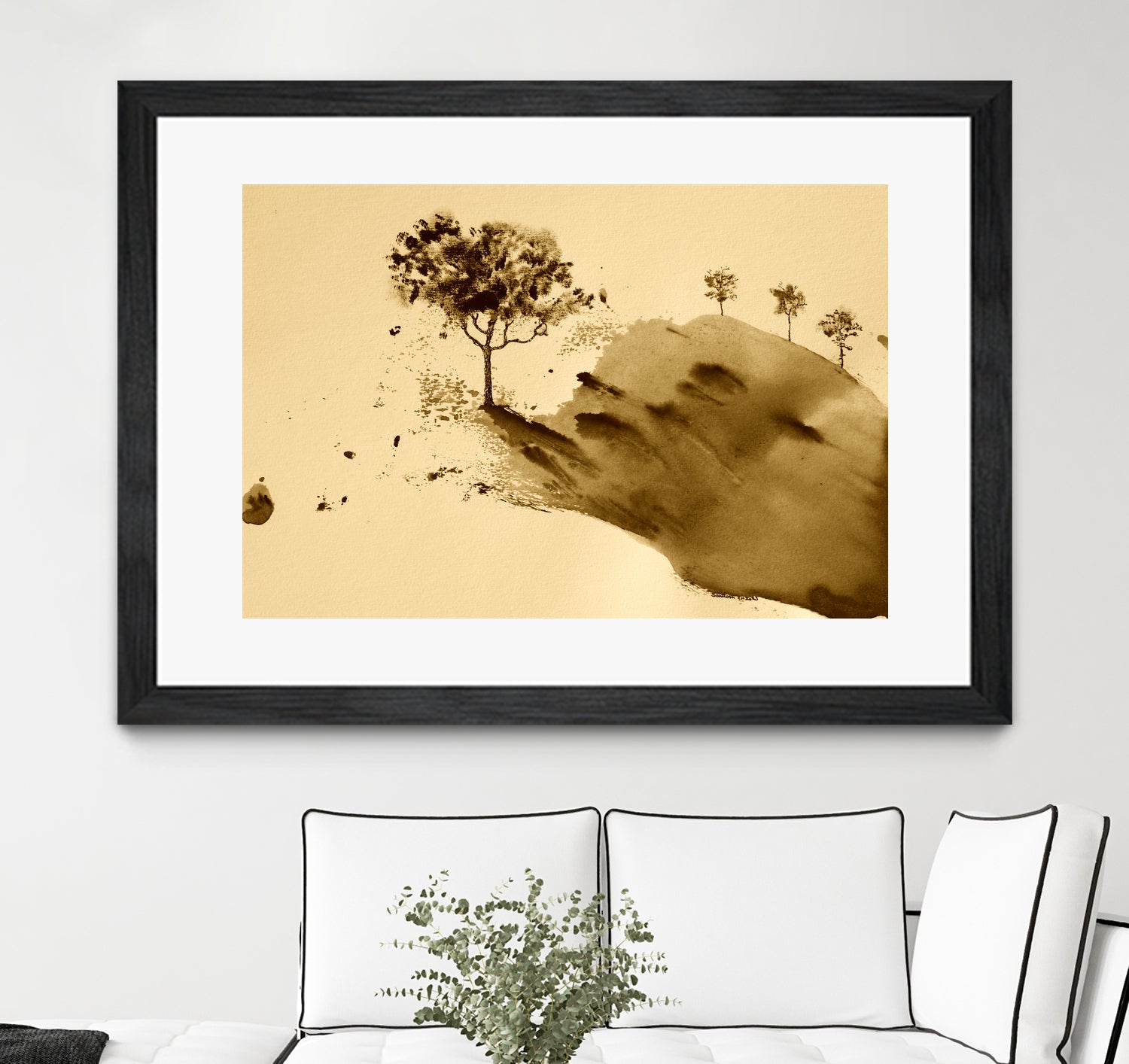 Whispering Hillside by Santhosh ch on GIANT ART - 19917 illustration