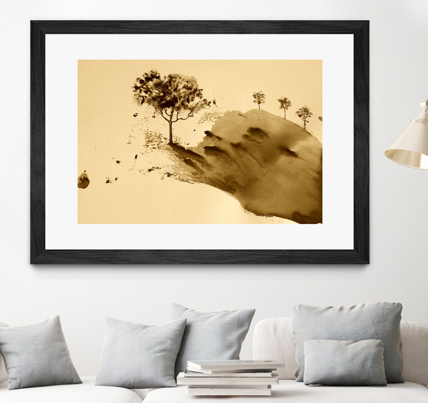 Whispering Hillside by Santhosh ch on GIANT ART - 19917 illustration