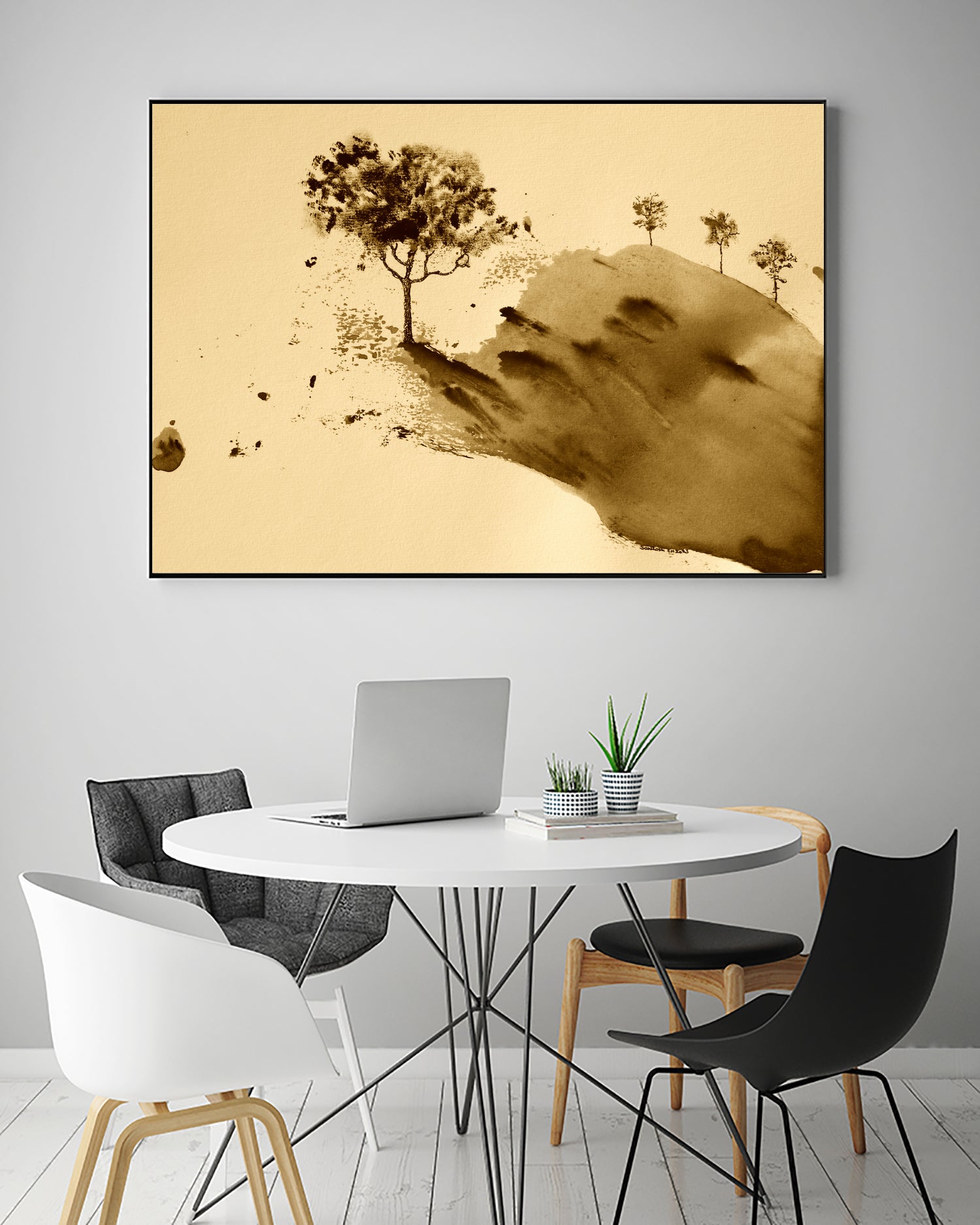 Whispering Hillside by Santhosh ch on GIANT ART - 19917 illustration