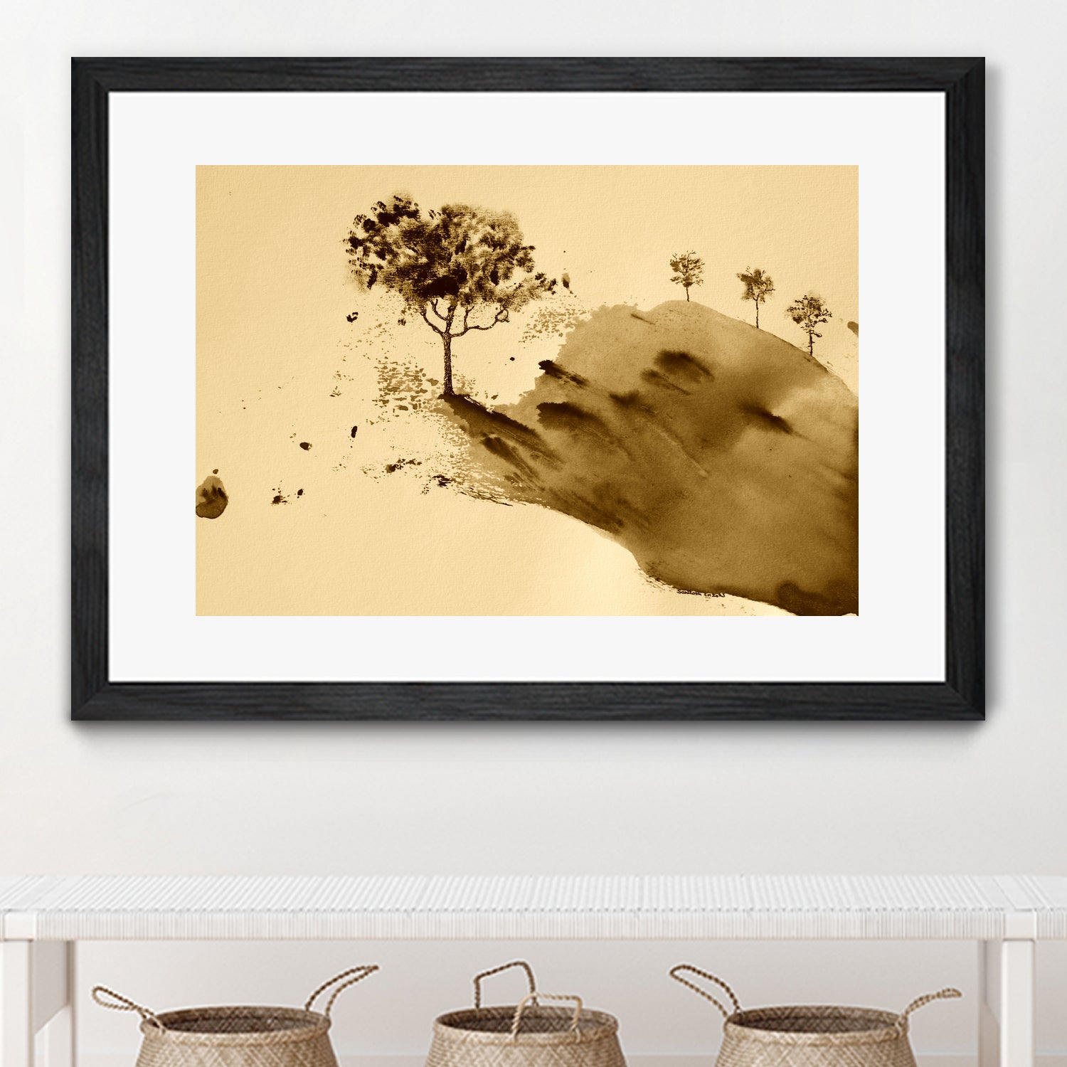 Whispering Hillside by Santhosh ch on GIANT ART - 19917 illustration