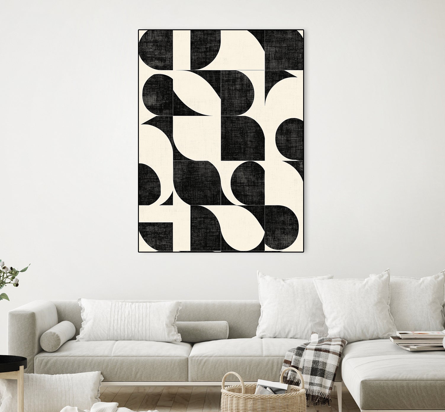Geometric Black and White Patterns by Layla Oz on GIANT ART - 2972 illustration