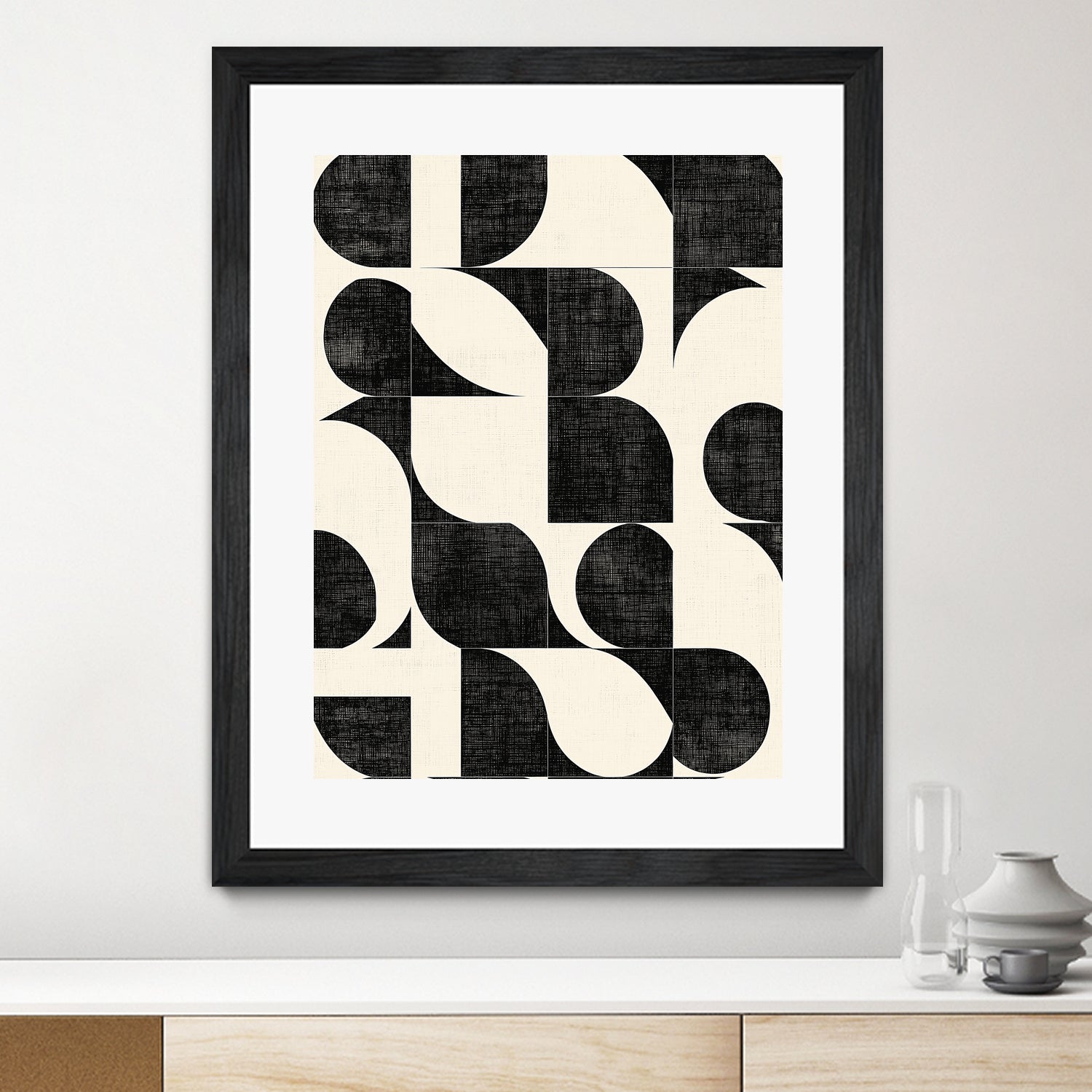 Geometric Black and White Patterns by Layla Oz on GIANT ART - 2972 illustration